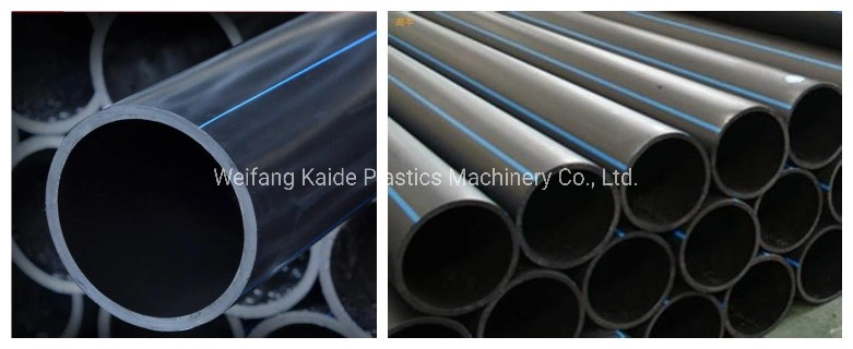 Chinese Supplier 250mm PE80 PE100 Grade Blue Line HDPE Pipe
