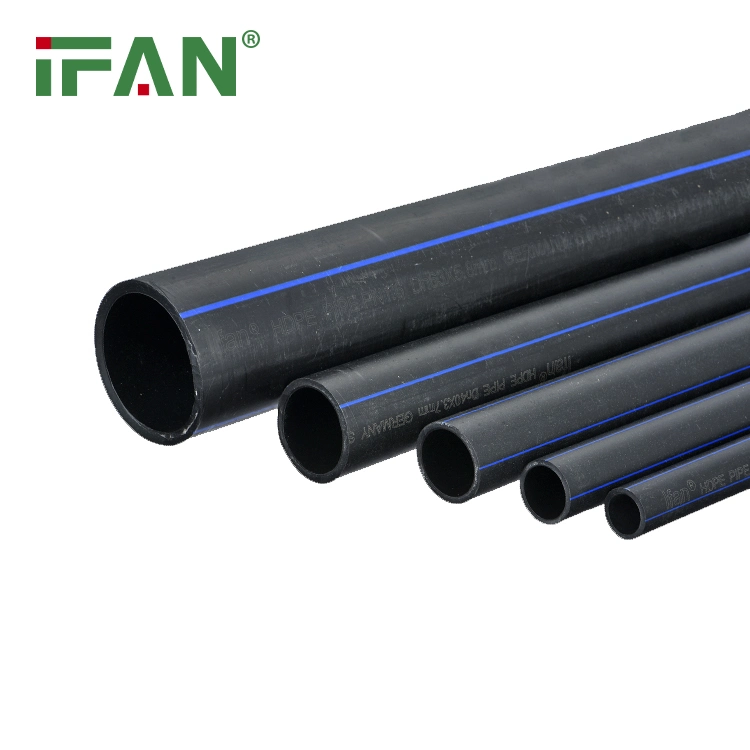 Ifan CE Certificate Drip Irrigation Pipe HDPE Pipe Price List 20-110mm PP Compression HDPE Pipe