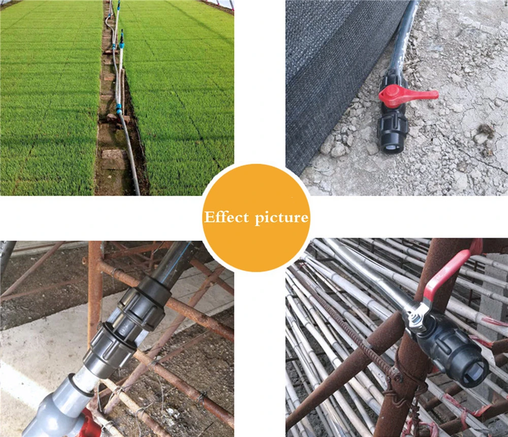 20~50mm Quick Coupling Garden Water HDPE Pipe Connector Agriculture Irrigation System PE Pipe Fittings