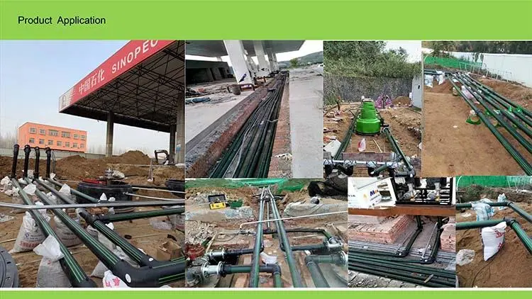 Eaglestar HDPE Pipe / Poly Pipe / PE Pipe for Fuel Pipeline Gas Station