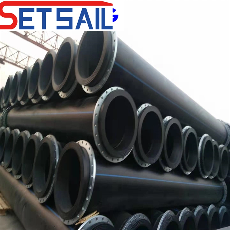 Sewage HDPE Pipe for Dredging Machinery with Rubber Hose