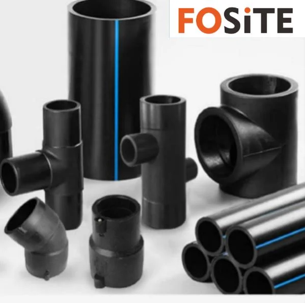 Fosite China Supplier Sample Free Black Blue Color Pn16 PE100 Plastic Water Pipe PP PE HDPE Pipe