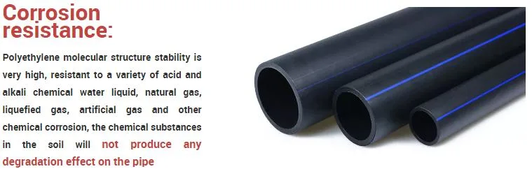 110mm Water Supply Pipe PE Pipe High Efficiency HDPE