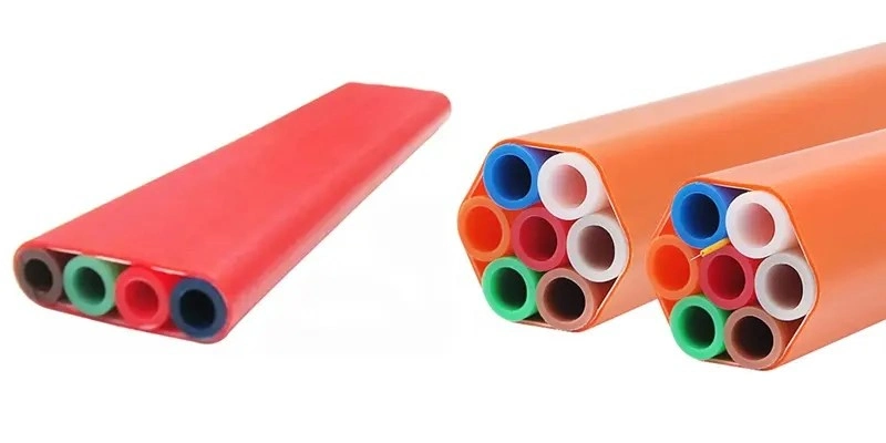 Free Sample 2 4 7way HDPE Micro Duct Direct Buried Bundle dB Tube for Optic Fiber Air Blowing Cable Microduct Pipe