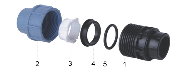 Drip Irrigation Pipe Fittings Plastic PP PE Compression HDPE Pipe Fittings Coupling PVC Plumbing Pipe Fittings