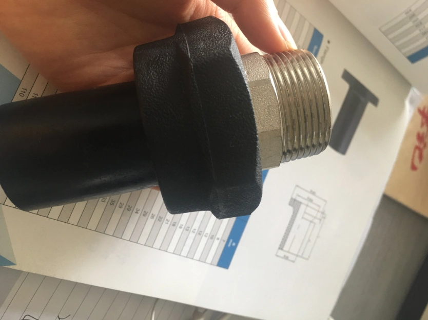 Plastic HDPE Fittings Bsp NPT Thread Male Union Adaptor