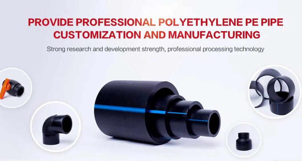 PE Pipe Polyethylene Pipe Flexible PE Tubing Durable Poly Pipe