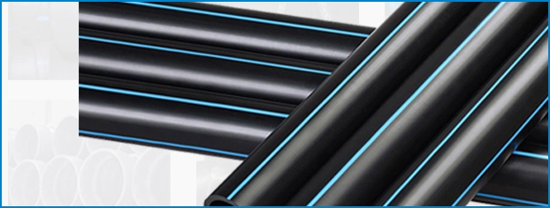 SDR17 SDR9 HDPE Pipe PE Soild Water Supply Pipes for Chemical Plant