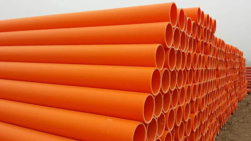 Drainage and Water Supply Pressure Plastic PVC Sizes HDPE Line Perforated Drainage Pipe