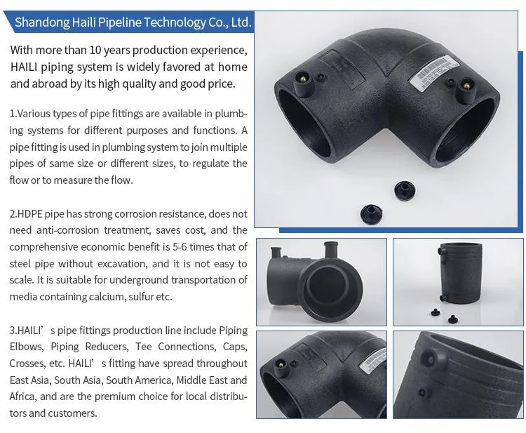 HDPE Electrofusion Coupling Manufacturers PE Electrofusion Fittings