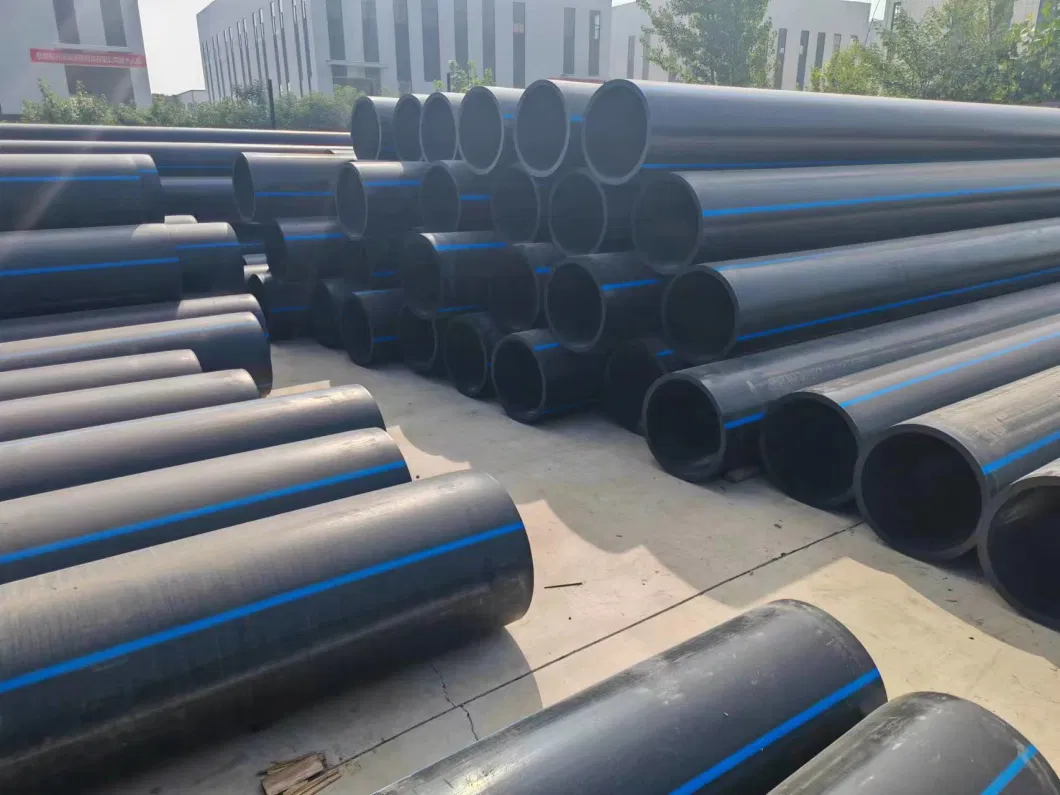 Customized Black HDPE Plastic Pipe for Agriculture Irrigation and Water Transportation