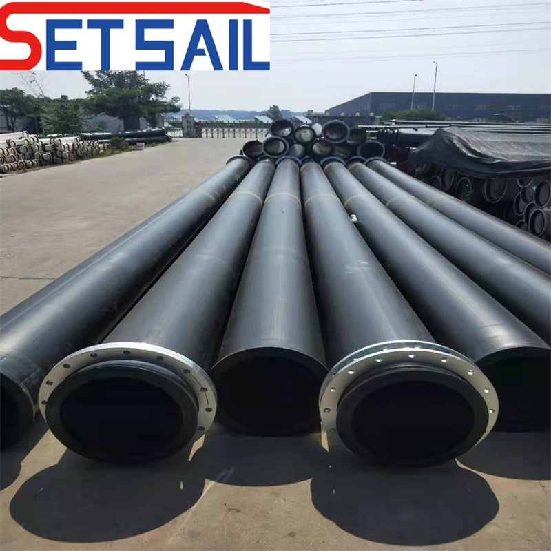 Sewage HDPE Pipe for Dredging Machinery with Rubber Hose