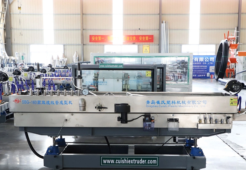 Single Wall Corrugated Pipe Machine / Corrugated Pipe Extrusion Line