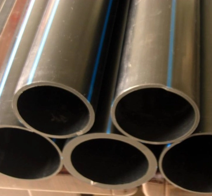 Black Raw Material PE Plastic HDPE Water Pipes