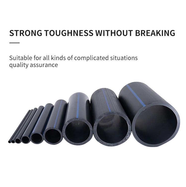 Water Polyethylene Pipe HDPE Drainage Pipe Prices Plastic Fitting Supplier PE Pipe