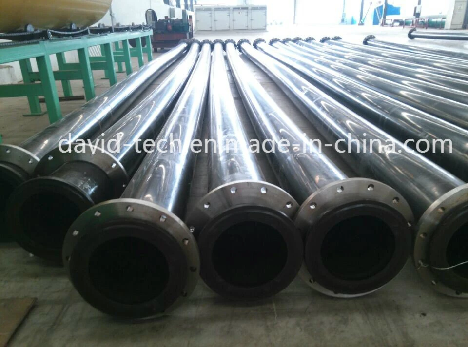 Flange Connection Mining Sand Mud Use UHMWPE/HDPE Pipe Pipeline