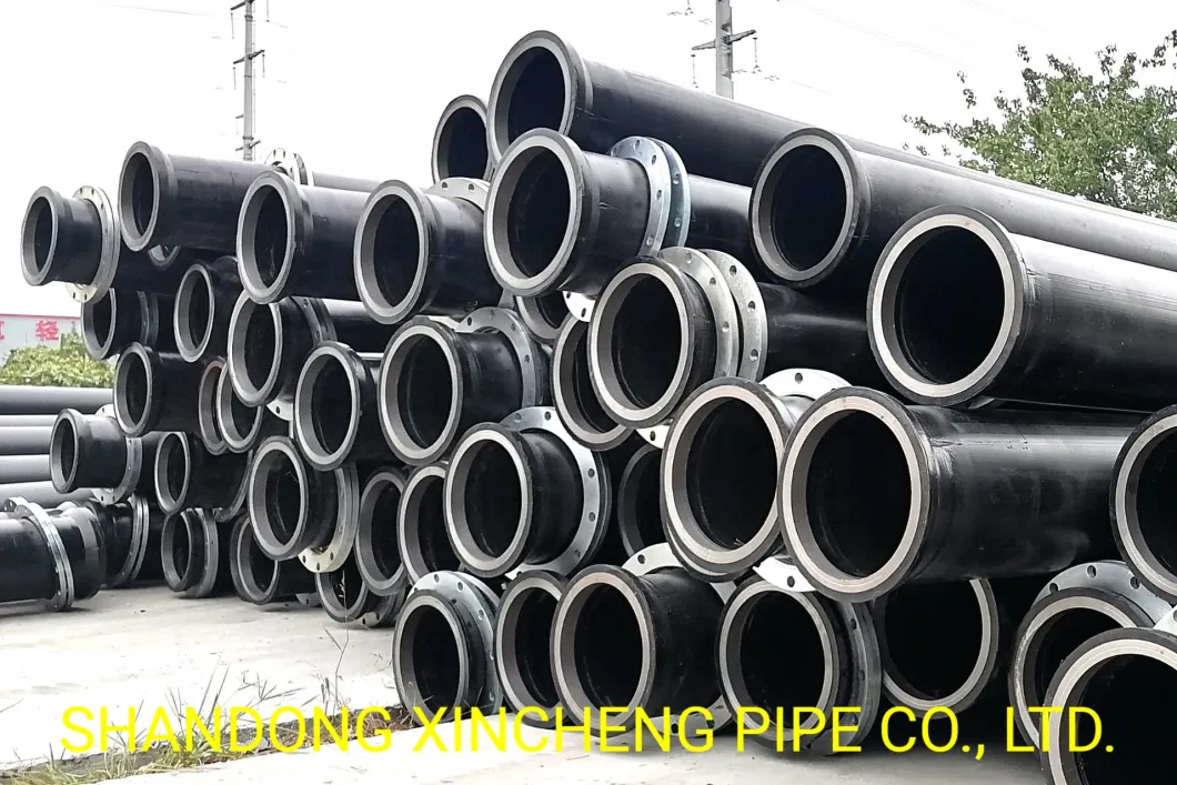 Plastic UV Protected Dredging HDPE Pipe PE100 Virgin O. D. 630mm