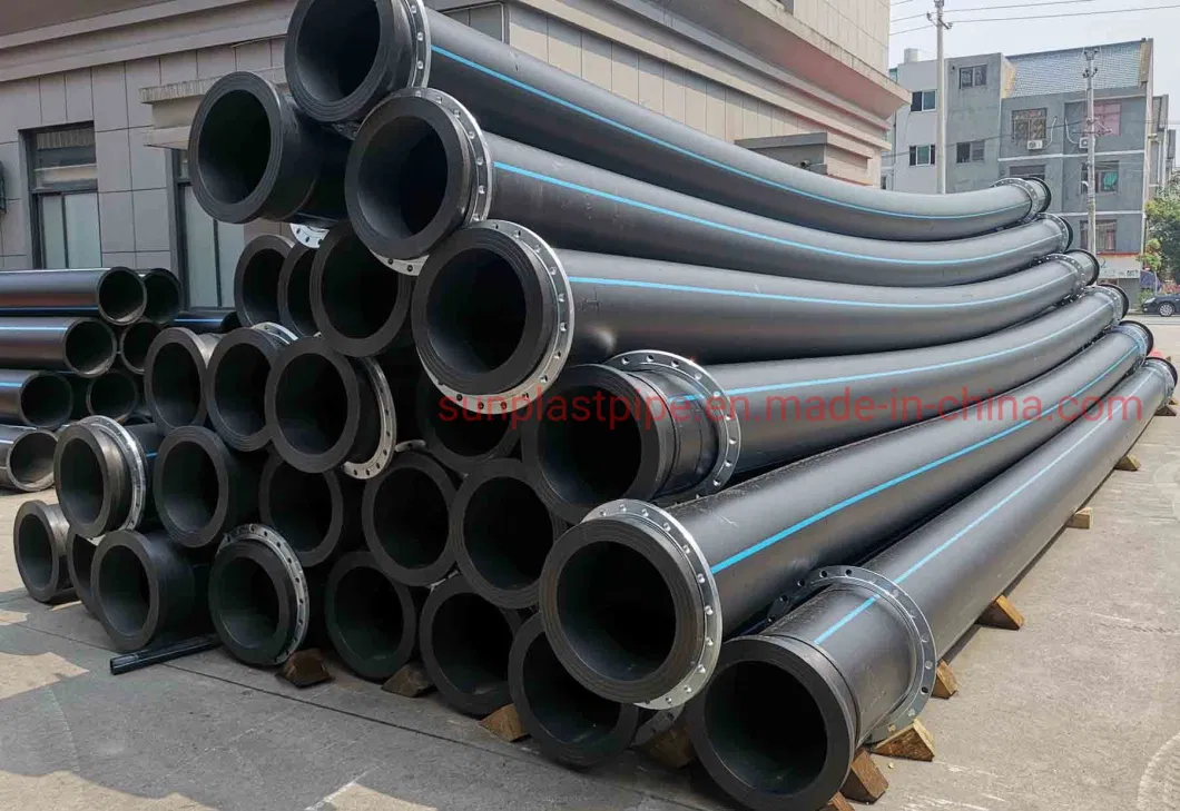 HDPE Dredge Pipe / HDPE Dredging Pipe / HDPE Flanged Pipe for Dredger