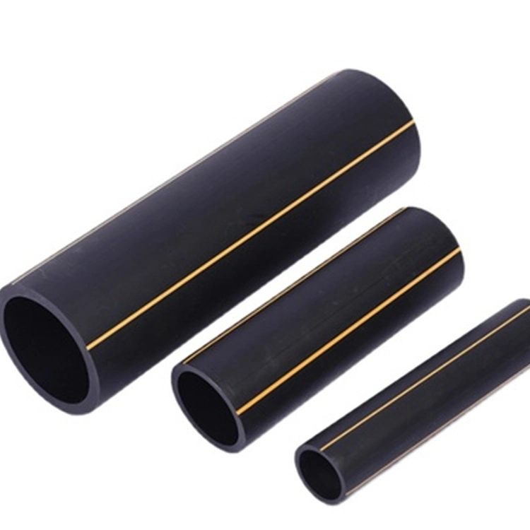 High Quality HDPE Water Pipe Black HDPE Pipe DN160mm 200mm Price List Granule HDPE Black PE Gas Supply Pipe