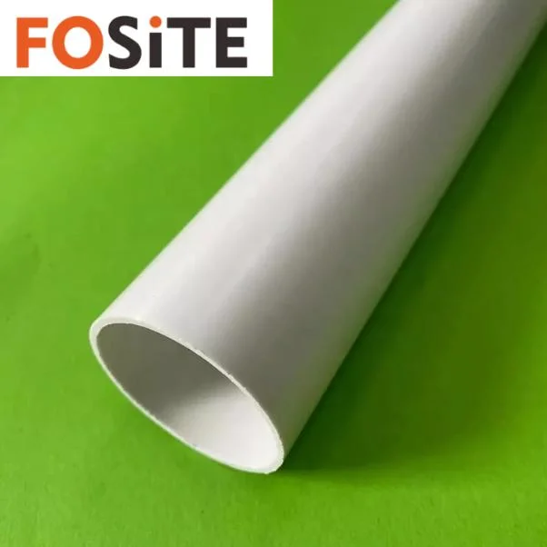Fosite Factory Orange PVC Electrical Conduit Pipe UPVC Rigid Conduit Grey