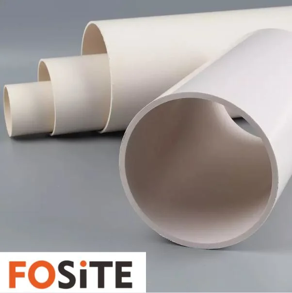 Fosite Factory Outlet Full Form PVC Pipe in UAE for Water Supply 500mm Pn10 Pn8 1-16 in Diameter UPVC Pipe Plastic Tube Price