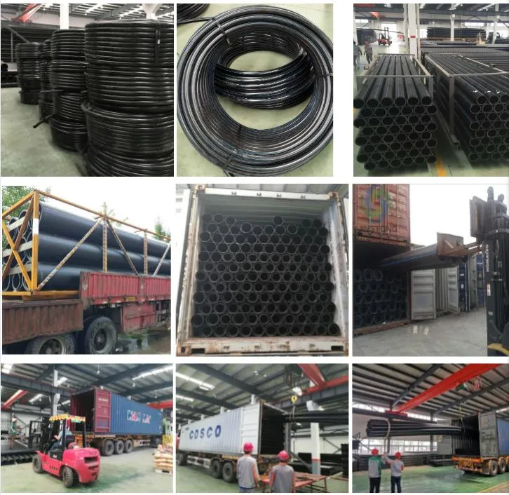 Polyethylene HDPE Pipe for Conveying Water DN20-DN1400 Plastic Tubes