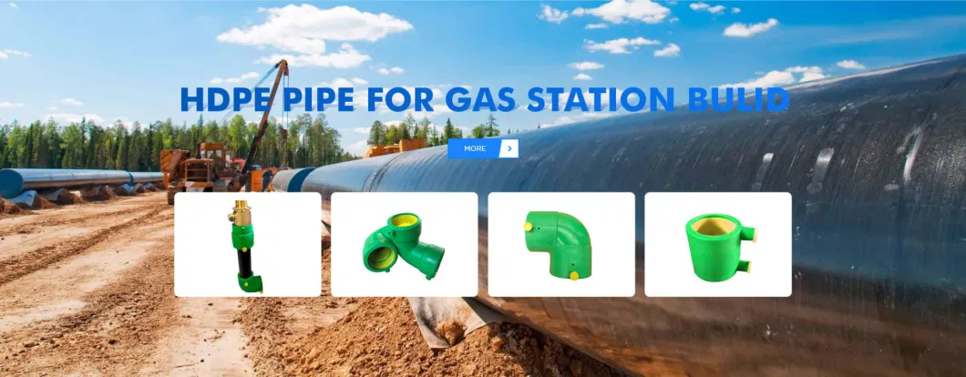 Eaglestar HDPE Pipe / Poly Pipe / PE Pipe for Fuel Pipeline Gas Station