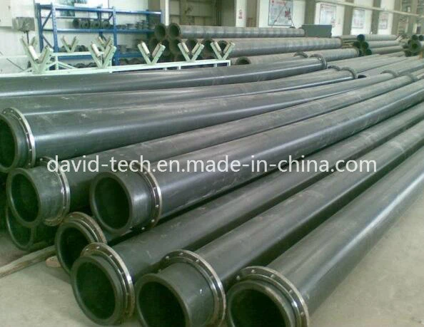 Flange Connection Mining Sand Mud Use UHMWPE/HDPE Pipe Pipeline