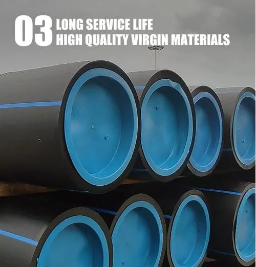 China Manufacture 315mm 450mm 125mm 200mm List 300mm 28&quot; Inch HDPE Price PE100 Competitive High Density Polyethylene PE Pipe