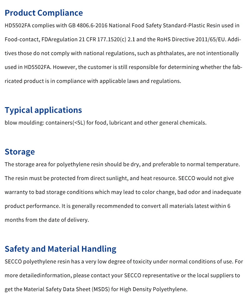 HDPE Granules Pipe Grade PE100 for HDPE Pipes