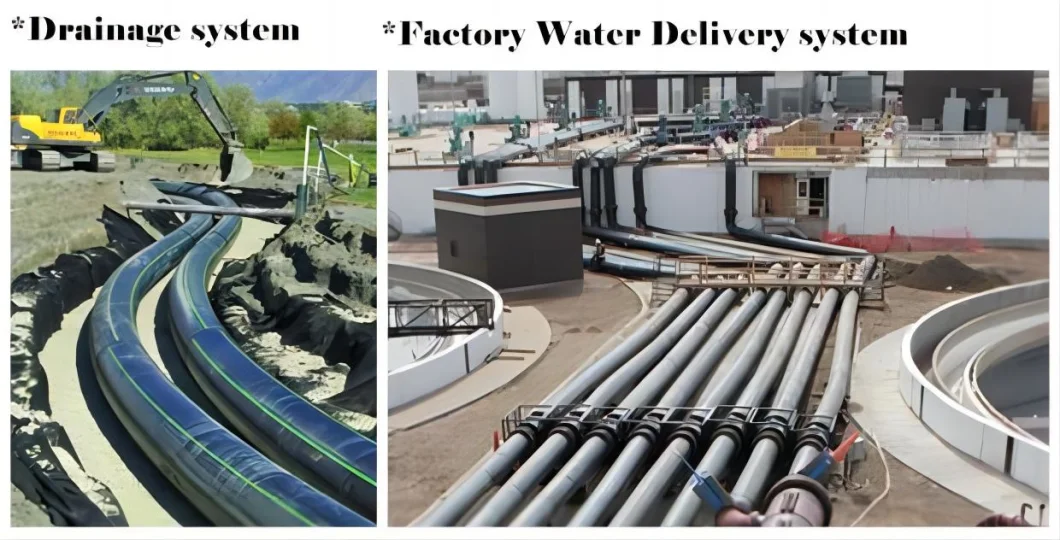 High Density HDPE Pipe Watering Save Water Irrigation System Plastic Pipe PE Water Pipe Global Hot Sell