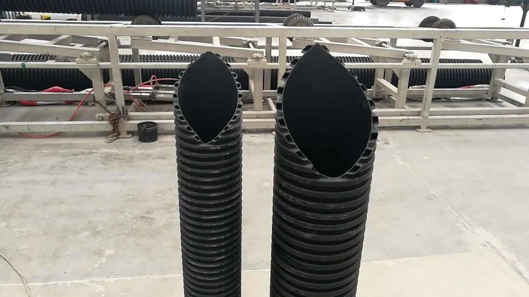 Sn4 Sn8 300mm HDPE Double Wall Corrugated Pipe Dwc Drainage Sewer Pipe