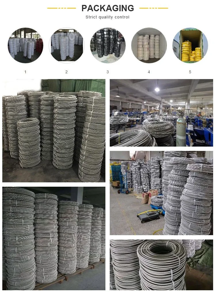 Hot Sale Manufacturer Direct Customizable Gas Hose Pipe Stainless Steel Flexible Hose