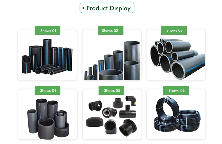Plastic Pipe Water/HDPE/PE Pipe for Water Supply and Agriculture Irrigation Sprinkler/Gas/Mining/Cable HDPE Tube