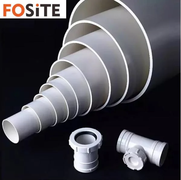 Fosite Factory Orange PVC Electrical Conduit Pipe UPVC Rigid Conduit Grey