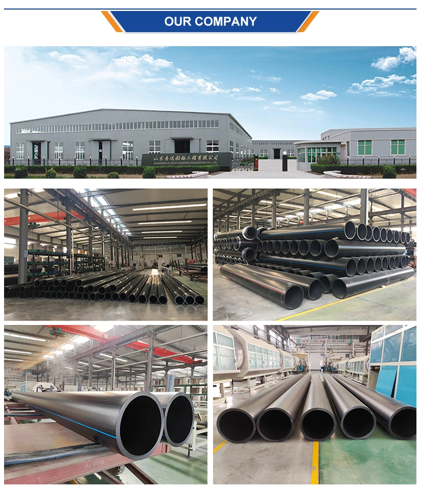 PE100 HDPE Tube HDPE Pipe Dredging Discharge Pipes Water Pipe for Water Supply Irrigation Mining Construction