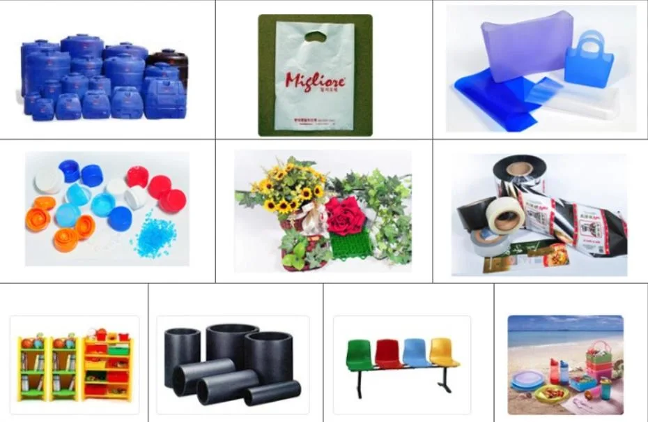 High Density Polyethylene Plastic Pipe Grade Film Grade HDPE LDPE LLDPE HDPE PE100/PE80