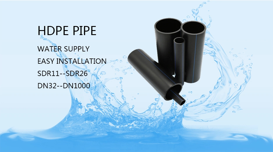 All Kinds of Diameters 20mm 25mm 32mm 40mm 50mm 63mmpe100 SDR11 HDPE Pipe Underground PE Natural Gas Pipe Size