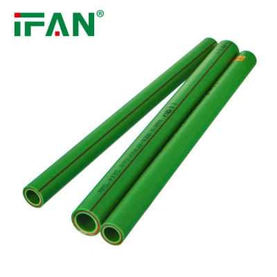 Tubo PPR Ifan PN20 de la tubería de fibra de vidrio, plástico, verde, PPR TUBO DE AGUA