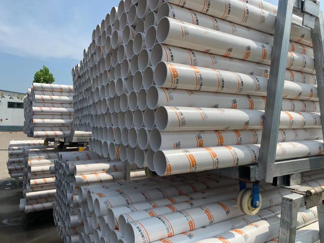 Holed PVC Pipe Slotted PVC Screen Tube for Rainwater Collect