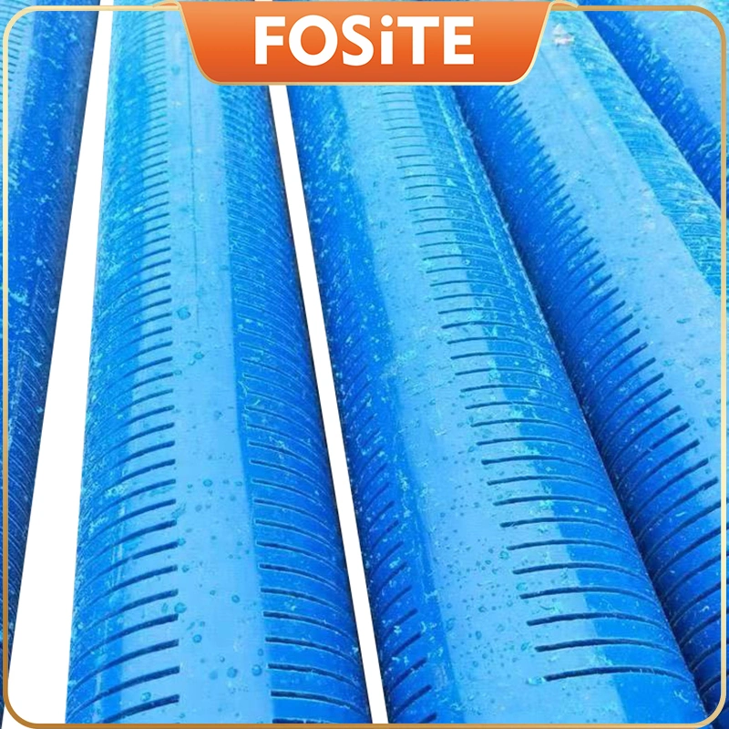 110mm Grey or Blue PVC Solted Pipe PVC Well Screen/Casing Pipe