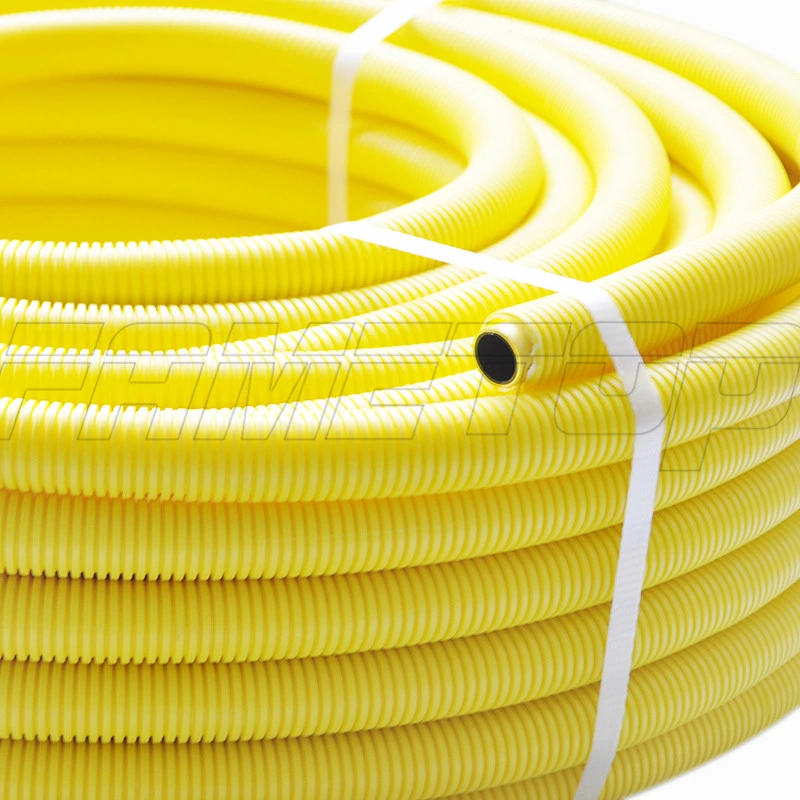 PE-Al-PE Gas Pipe in Yellow Corrugation Pipe