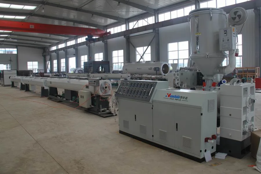 HDPE Water Gas Supply Pressure Pipe Making Extrusion Line