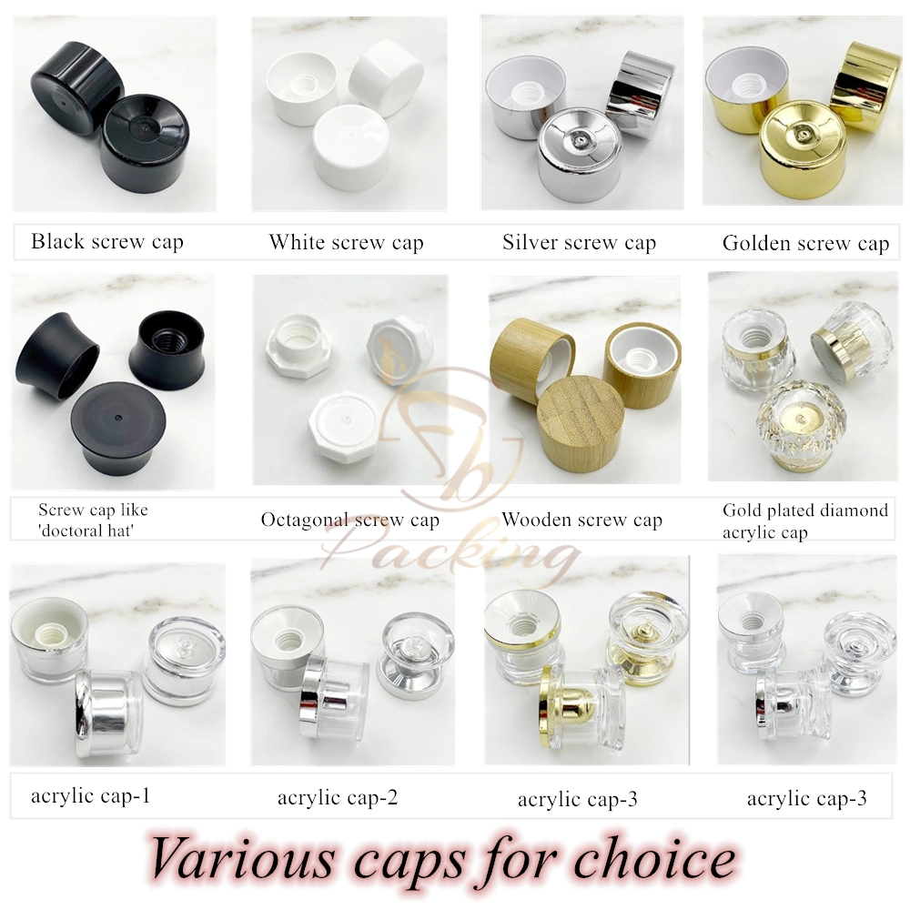 Skincare 100 Ml PE Packaging Tubes Cosmetic Plastic Tube with Golden Screw Top Cap