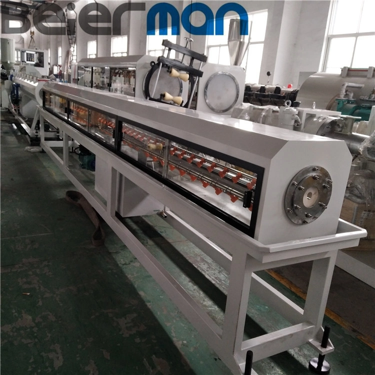 CE Approved High Density HDPE PE100 110-400mm Water Supply Polyethylene Pipe Sj75 Sj90 Single Screw Co-Extruder Production Line