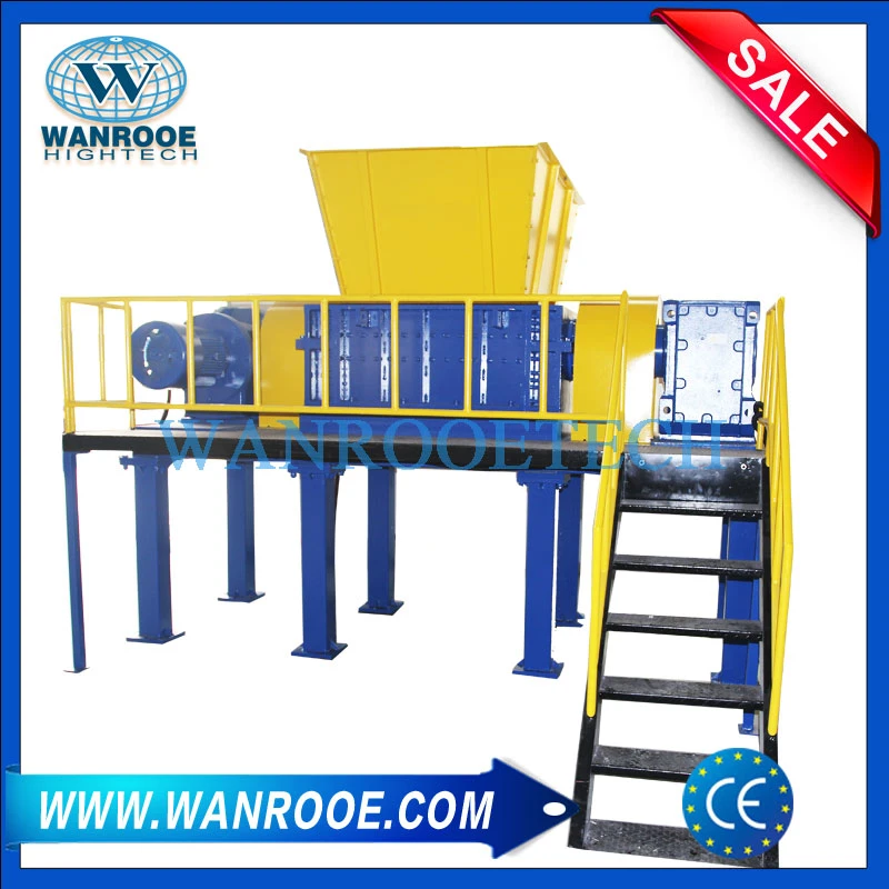 Pnss Series Waste Home Plastic HDPE Pipe Double Shaft Shredder Machine