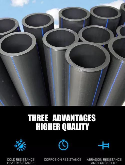 China Manufacture 315mm 450mm 125mm 200mm List 300mm 28&quot; Inch HDPE Price PE100 Competitive High Density Polyethylene PE Pipe