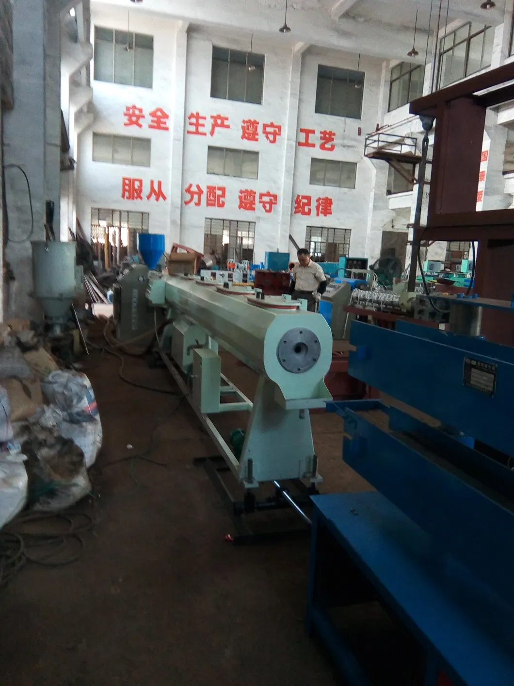 Double Color HDPE PVC Pipe Extrusion Production Line