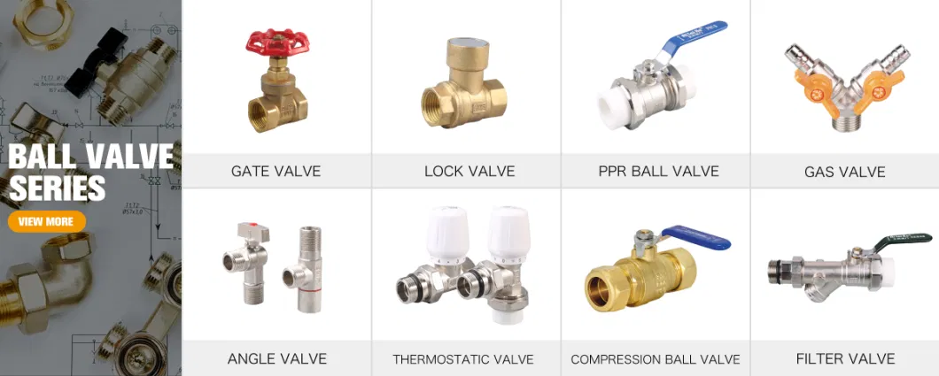 OEM Factory Brass Ball Valve Casting Body Wog 300 Gas Oil Water Plumbing Pipe Wholesale Vietnam Manufacturer