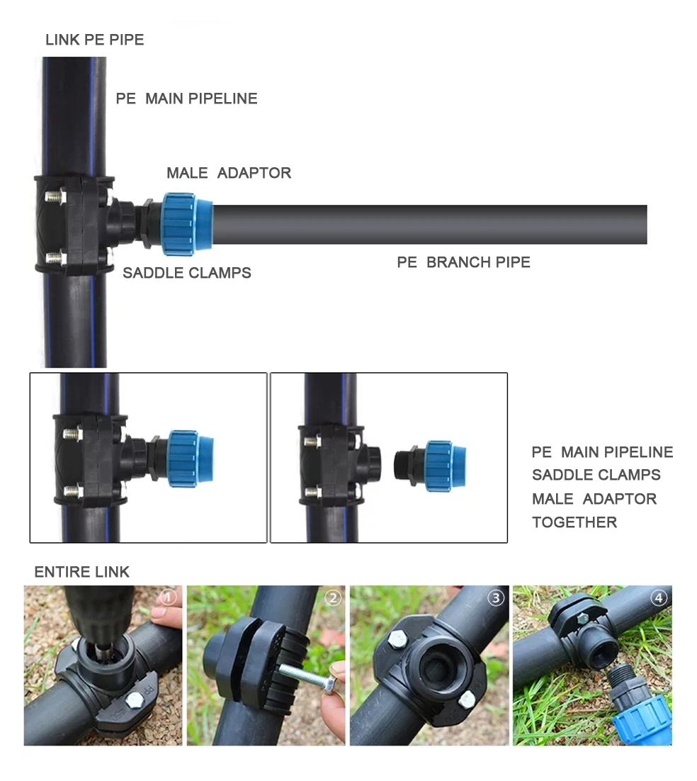 HDPE Water Pipe PE Class 10 SDR17 SDR11 DN16-1600 Manufacture